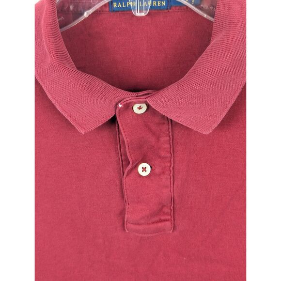 Polo Ralph Lauren Polo Shirt Maroon Men's Size Medium - Picture 5 of 12